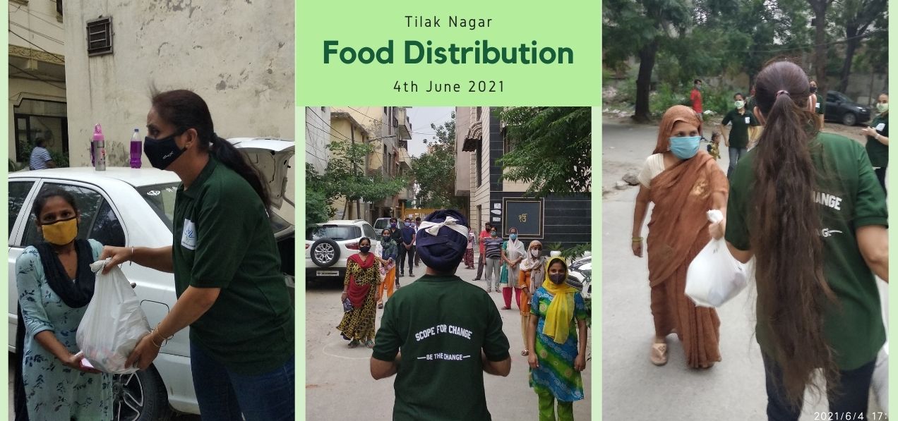 Food Distribution Tilak Nagar