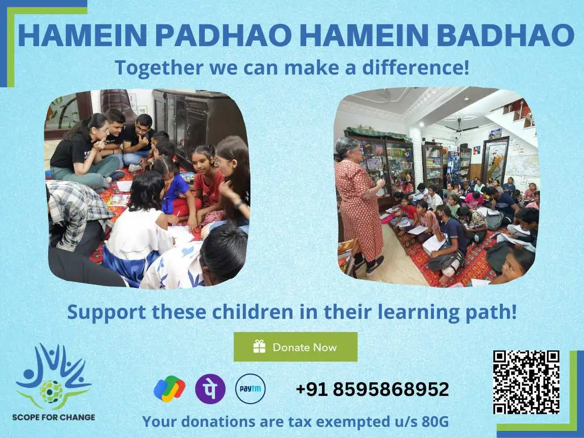 About Us - NGO in Delhi India - Scope For Change